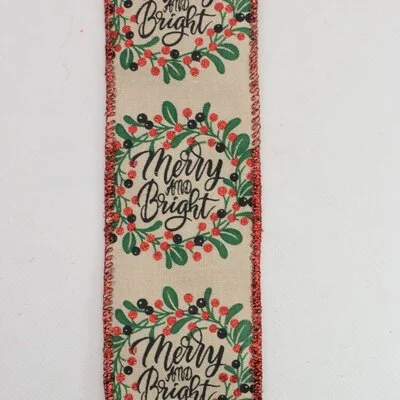 Κορδέλα Merry & Bright